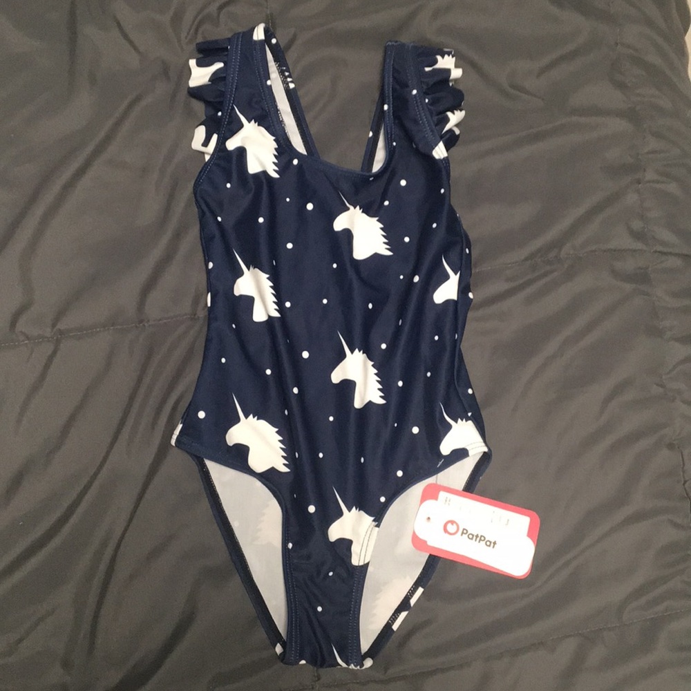 Girls Unicorn Swimsuit